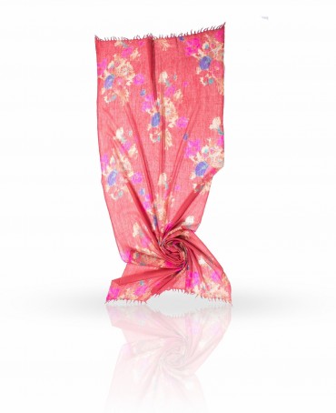 Палантин Женский W-BRUSHFL/PINK